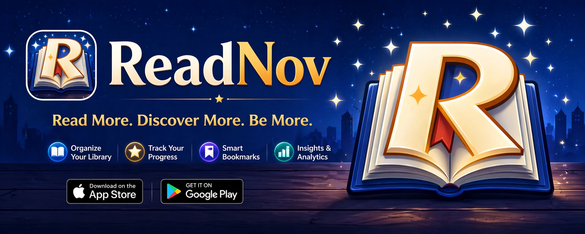 ReadNov — Read More. Discover More. Be More.